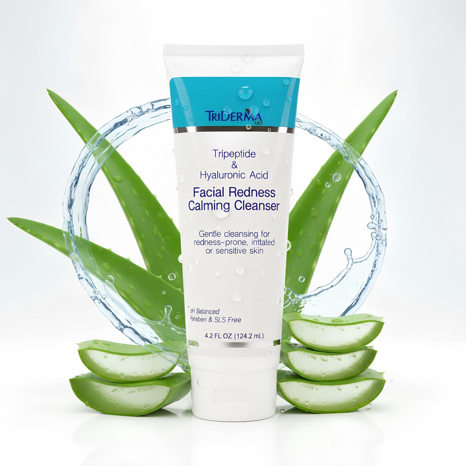 FacialRednessCleanserfront_AI Facial Redness Relief Calming Cleanser Gentle Face Wash - Image 1