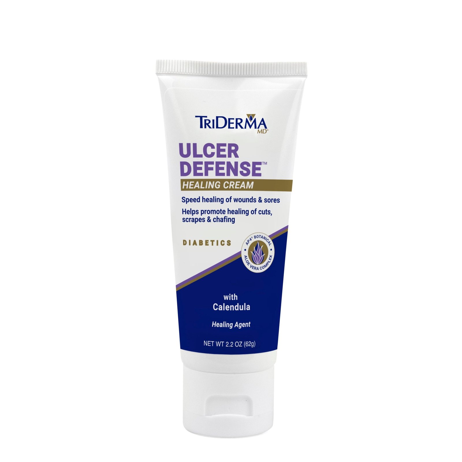 TriDermaMD_DIABETICS_UlcerDefense_2.2oz_2 Diabetics Ulcer Defense Healing Cream - Image 1