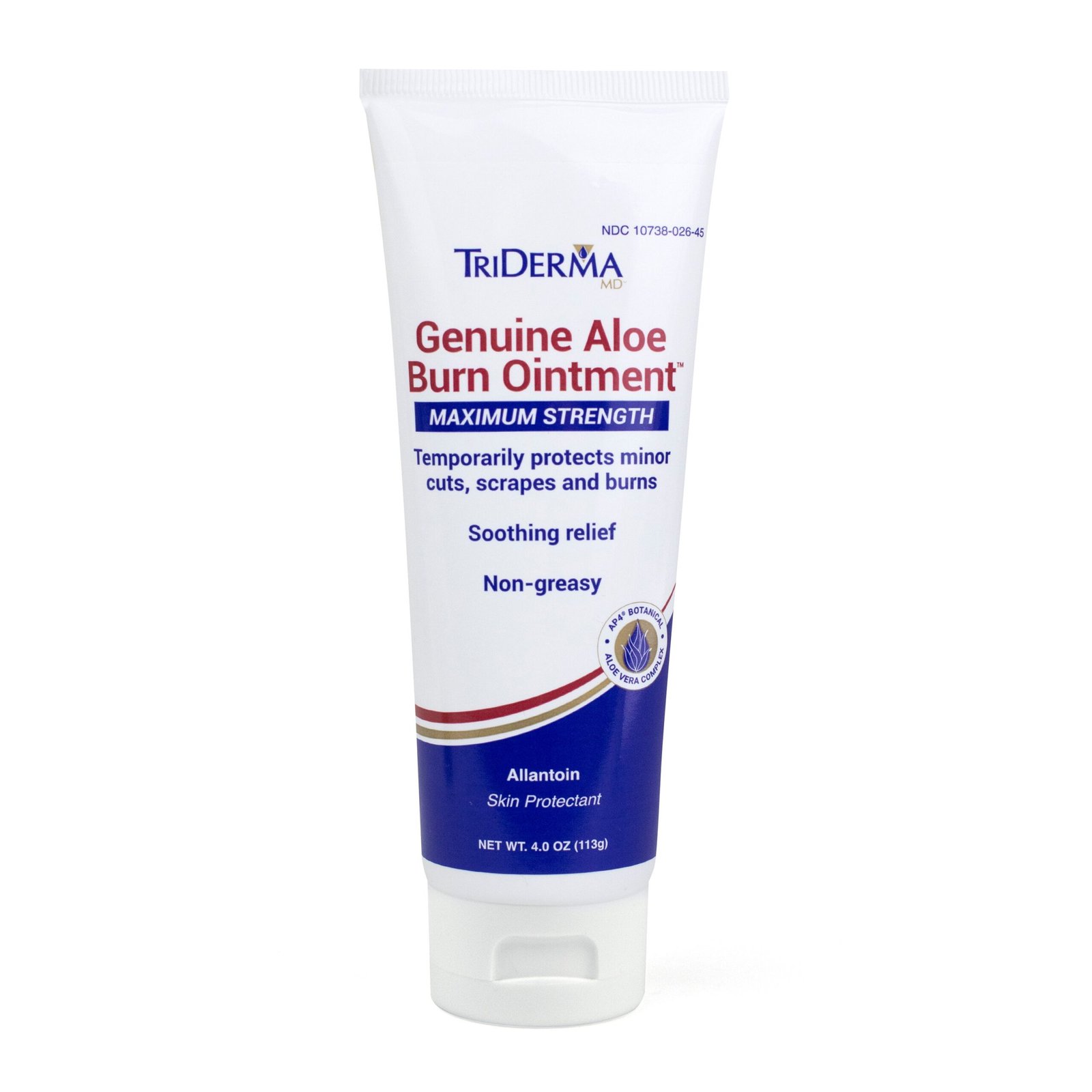 TriDermaMD_GenuineAloeBurnOintment_4oz_1 Genuine Aloe Burn Ointment Maximum Strength Topical Burn Relief - Image 1