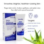Vein Defense Face & Body Cream – Helps Improve the Appearance of Spider Veins, Pagbugbog & Hindi pantay na Tono ng Balat - Imahe 4