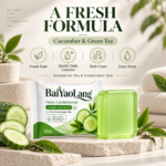 BaiYaoLang Cucumber & Green Tea Cleansing Bar - Image 2